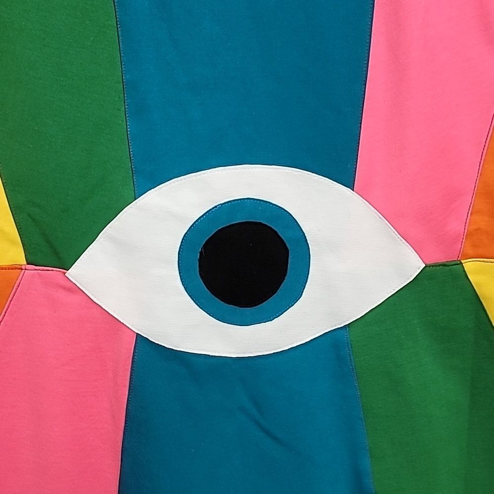 Miracle Eye Rainbow Mini-Dress Nwt Size 2XL - Picture 5 of 6